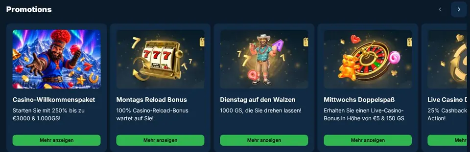 Lapilanders Casino: Spielelobby (Screenshot von lapilanders.com)